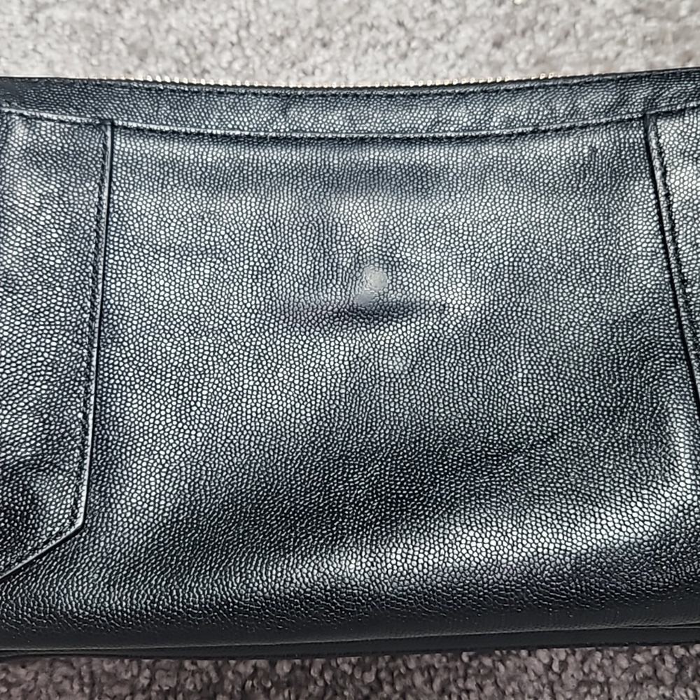 Henri Bendel Black Leather Crossbody Purse - Picture 8 of 8